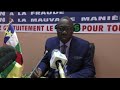 MESSAGE DU PM LANCEMENT DES APPELS AU 1316
