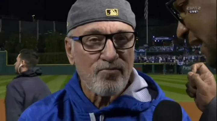 Joe Maddon reveals he had his father's hat in his back pocket during game 7 of the 2016 World Series