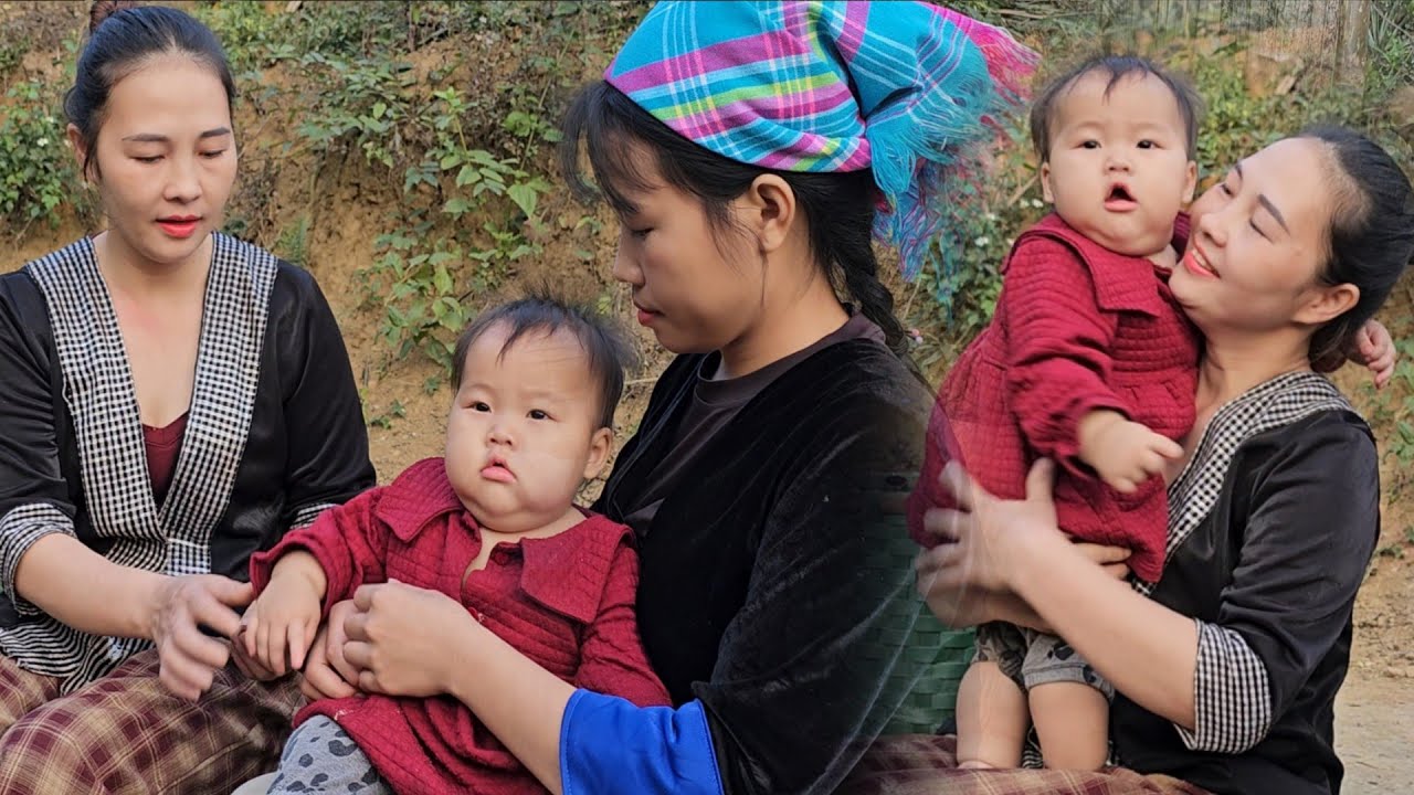 The single mother met her benefactor, who adopted her child.