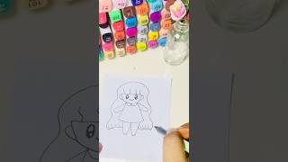 Doll drawing #cute Drawing #EasyDrawing# short video #ViralVideo #DrawingVideo