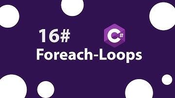 16# [arabic] - foreach loops in C# ||  الجمل التكرارية في السي شارب (4)