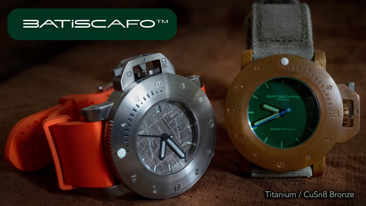 BATISCAFO Zero45, Bonze/Titanium Bezel Diving Watch 30Bar by