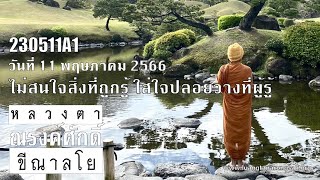 230511A1 ไม่สนใจสิ่งที่ถูกรู้ ใส่ใจปล่อยวางที่ผู้รู้