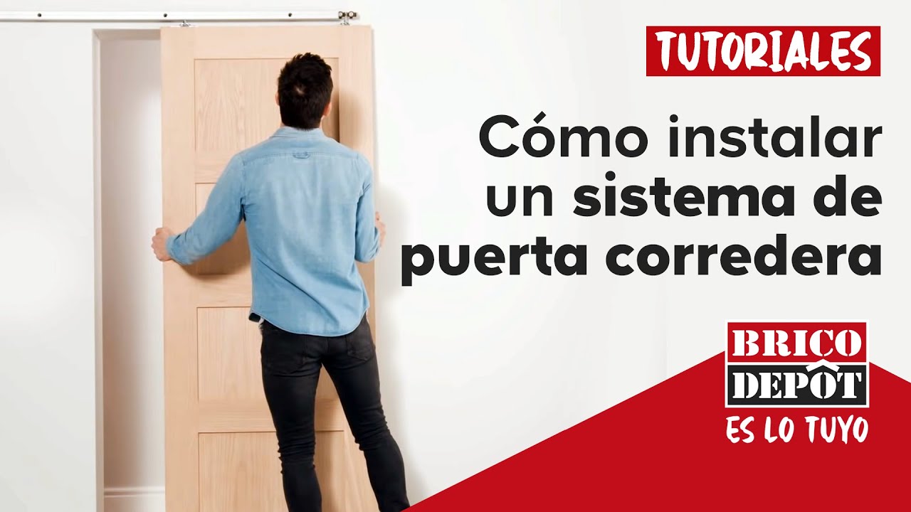 Cómo instalar un sistema de puerta corredera