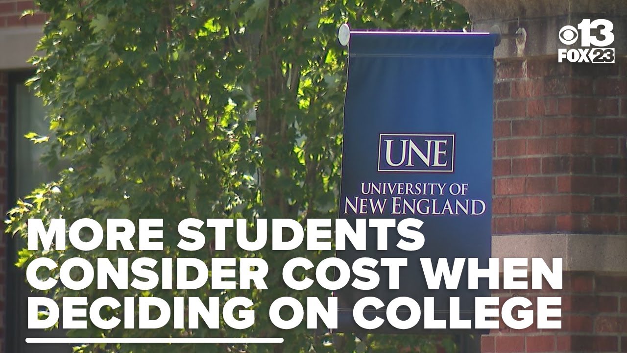 More students consider cost when deciding on a college