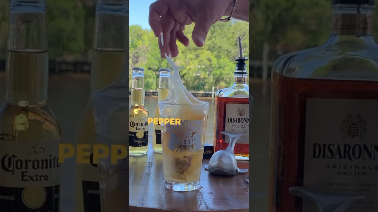 Disaronno and Corona taste like Dr Pepper! drpepper disaronno corona