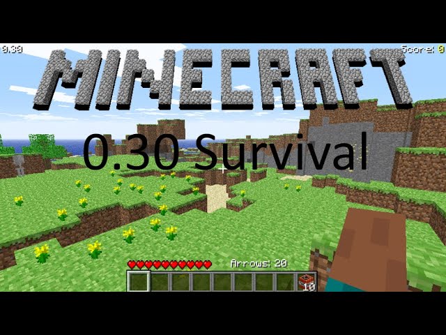 Minecraft - Survival test gameplay (+DOWNLOAD) (Classic 0.30) 