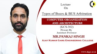 ''Types of Buses & BUS Arbitration'' Computer Organization and Architecture By Mr Pankaj Singh, AKG