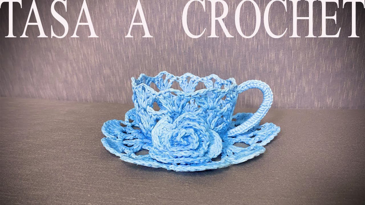 DESCUBRE COMO TEJER TAZA A CROCHET