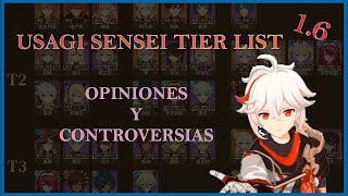 TIER LIST de USAGI SENSEI de la 1.6. Mi opinión y las controversias acerca de esto