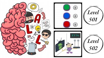 Brain Test All Star : Level 501 , 502 – How to Solve? (Walkthrough)