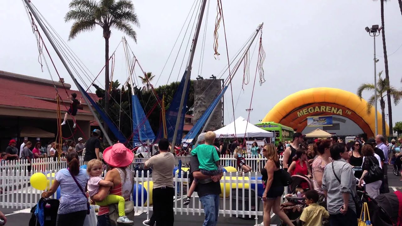 Euro Bungy at the San Diego Kids Expo & Fair 2 Spring 2013 YouTube