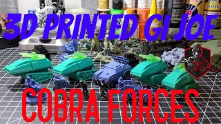 3D PRINTED GI JOE COBRA FORCES PART 1 | 1/72 SCALE | MOOSEWORKS PLASTIC SOLDIERS