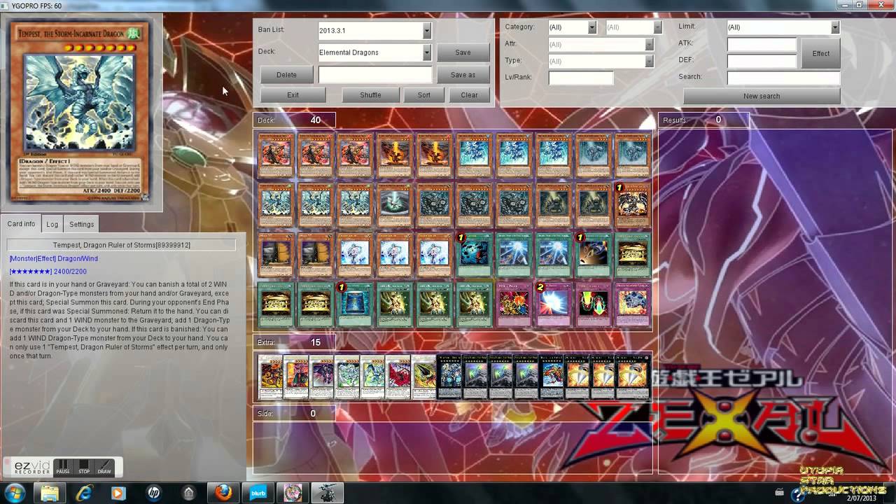 UtopiaStarProductions: Elemental Dragon Deck List