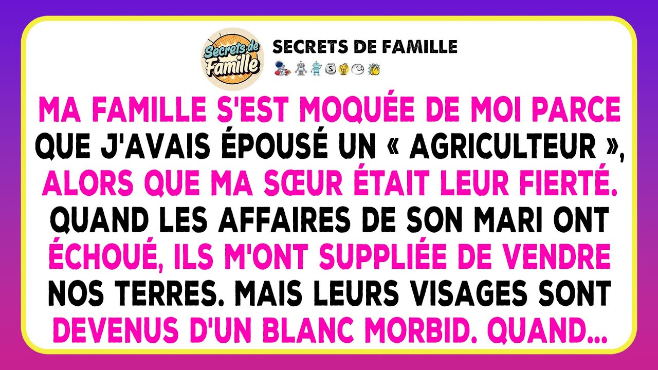 Ils Se Moquaient De Mon Mari « Agriculteur ». Maintenant, Ils Me Supplient De Sauver Leur Fortune.