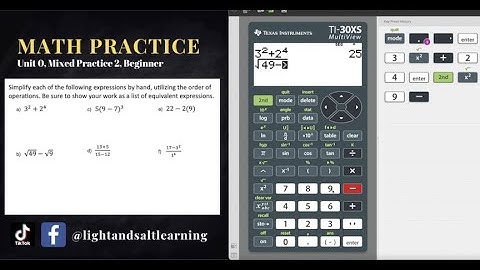 GED Math: The Order of Operations and the GED Calc (0.MP2, Bgn, #2-3)