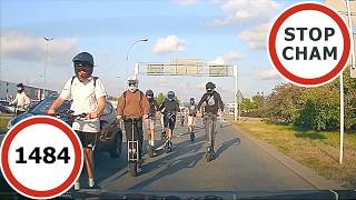 Stop Cham #1484 - Niebezpieczne i chamskie sytuacje na drogach
