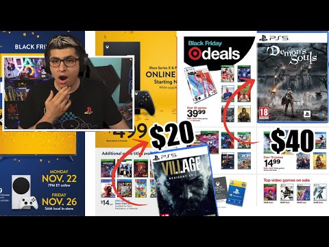 Black Friday 2021 BEST GAME DEALS!! Walmart, Target & Gamestop!