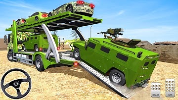 US Army Car Transport Simulator 2019 - Airplane Pilot - Android Gameplay
