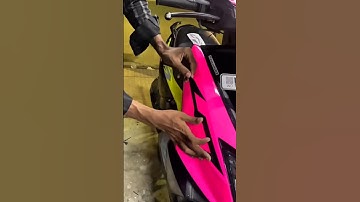 TVS Ntorq 125 Xt Crazy Pink Colour Wrapping  Modification