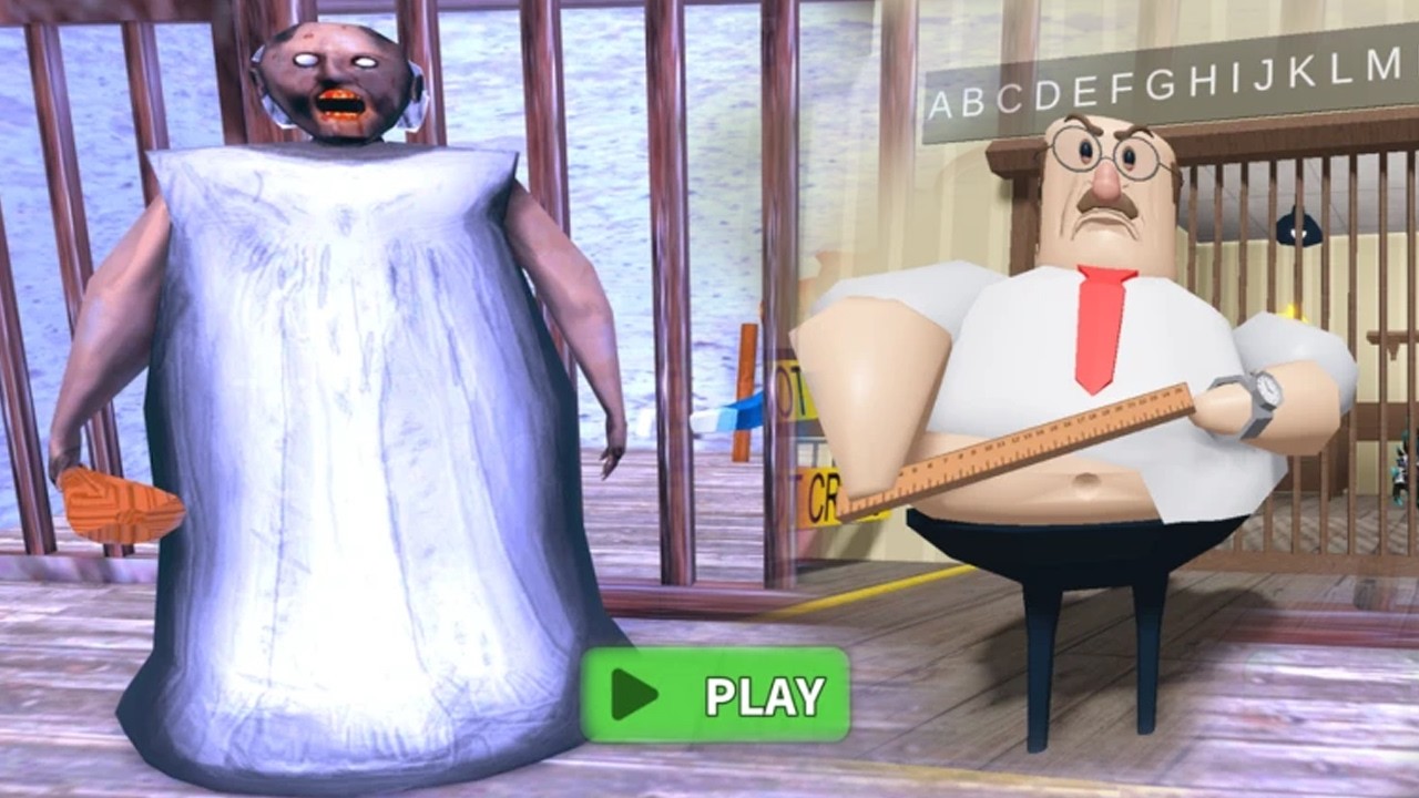 EVIL TEACHER VS TEAM GRANNY ESCAPE?  OBBY FULL GAMEPLAY #Roblox#Escape