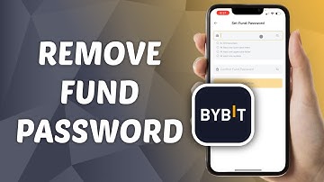How to Remove Fund Password on Bybit