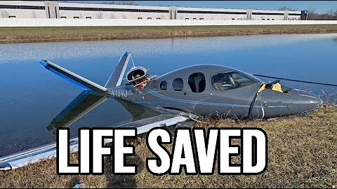 Parachutes Saves Lives On Private Jet