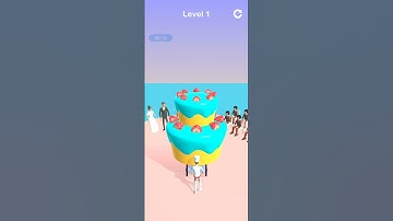 #shorts Cake Run 🎂🥮 - 3D Games BIG UPDATE! #Gameplay #Mobilegame All Levels Gameplay (iOS & Android)