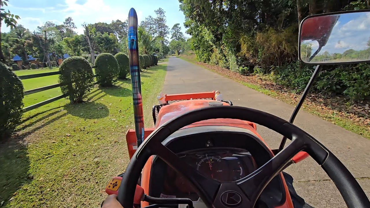 ออกเดินทางกับเจ้า40วิ่งหลังถนนยกหางสูงไม่ได้เลย