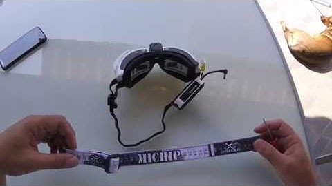 How to mount a Folienrabe.at custom goggle strap on Fatshark goggles