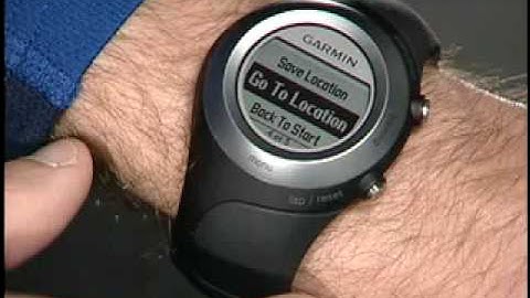 OutdoorGB - Garmin Forerunner 405 Touch Bezel Demo