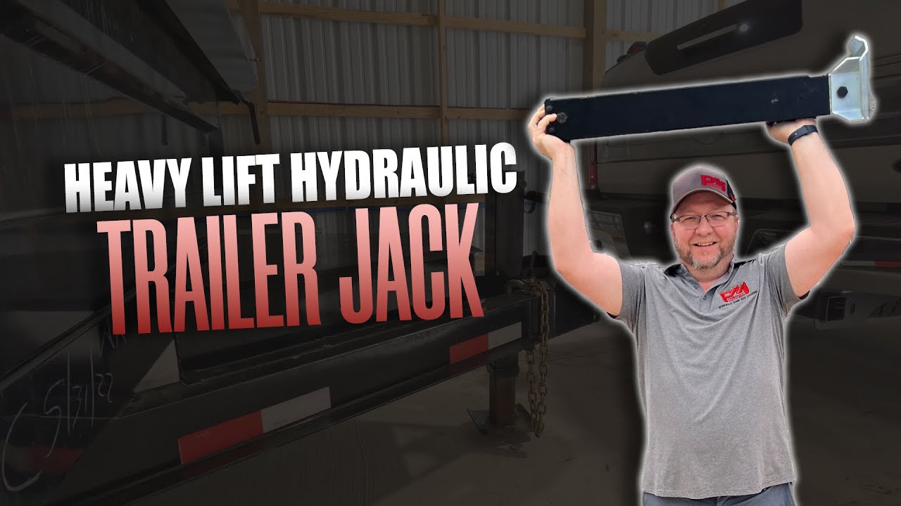 Heavy Lift Hydraulic Trailer Jack Upgrade YouTube