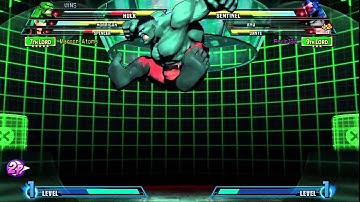 Marvel vs Capcom 3 Maroon-Atoms (Hulk, Spencer, Morrigan) vs Revin122 (Dante, Ryu, Sentinel) part 2