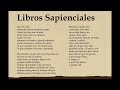 Miniature de la vidéo de la chanson Libros Sapienciales