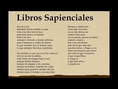 Vox Dei - Libros Sapienciales (Letra)