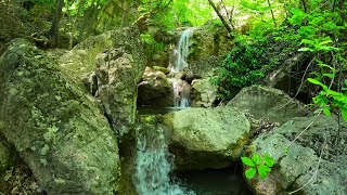 Крым, ОПАСНАЯ дорога в горах. Ускутские водопады. Другой мир.