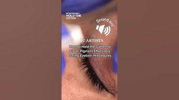 This TRICK is a GAMECHANGER for EYELINER Procedures  #pmu