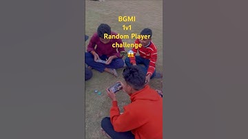 BGMI random player 1v1 challenge 😱🎮🔥. #shorts #gaming #bgmi #challenge