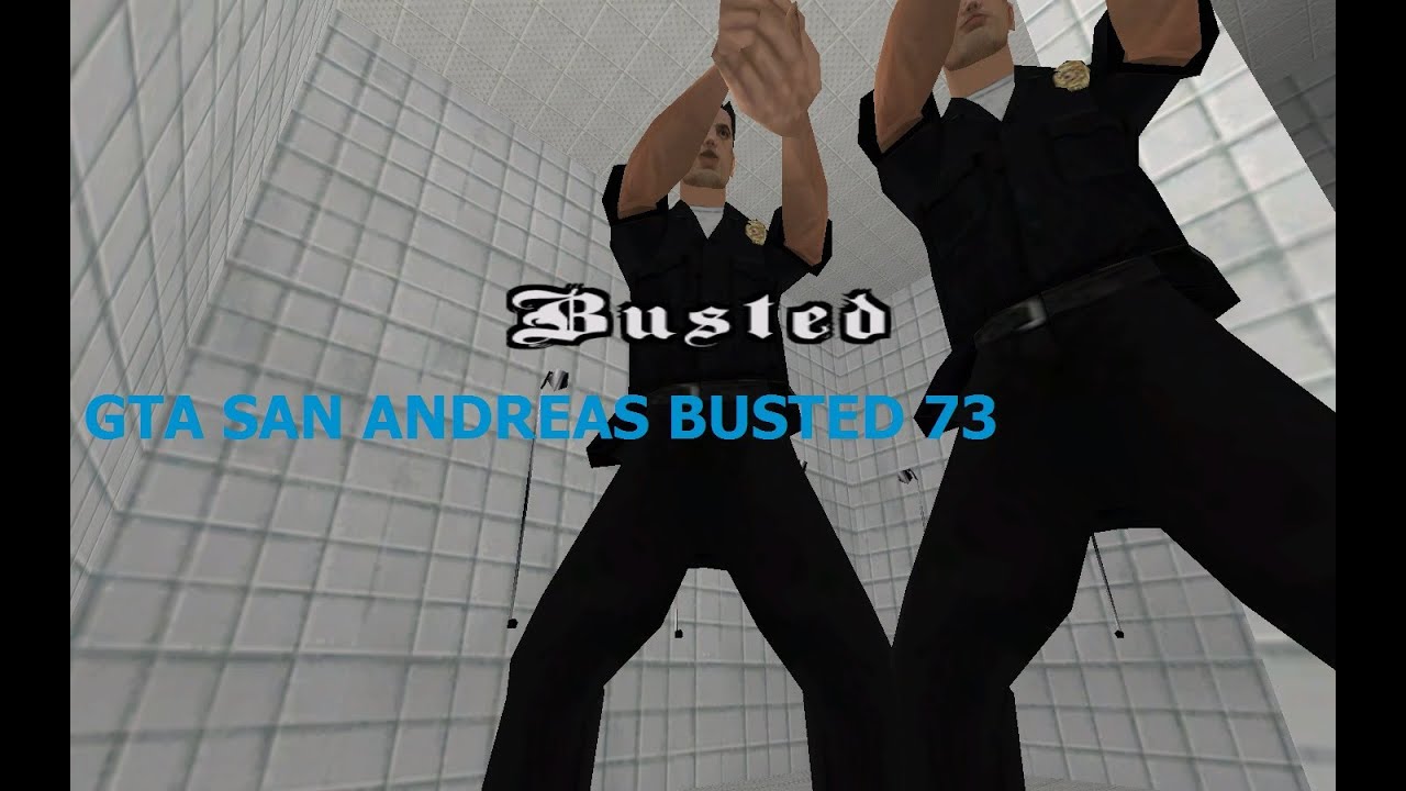 GTA SA Busted 73 (GTA V Sound Effect Edition)