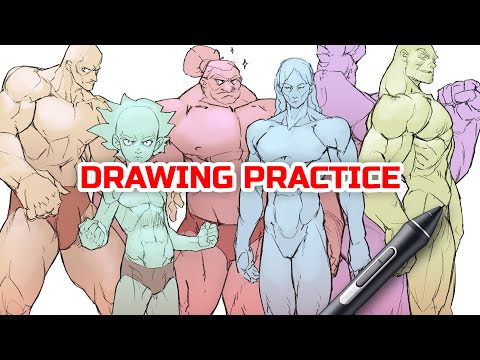 Video: How To Draw A Male Body