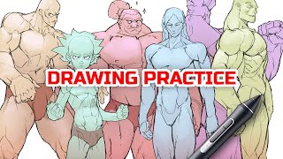 🙋‍♂️ DRAWING THE MALE BODY (construction explained)