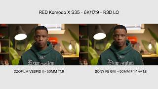 DZOFILM VESPID 2 VS SONY G-MASTER VISUAL TEST