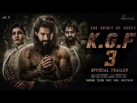 KGF Chapter 3 Official Trailer   Yash   Prasanth Neel   Raveena Tandon   KGF 3 Hindi Trailer