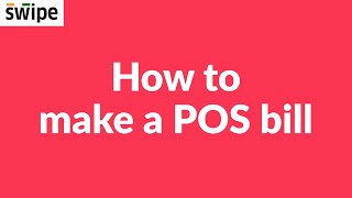 How to make a POS bill | Swipe #gst #POS #invoice screenshot 4