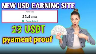 New USDT investment website in 2024|the best application|easy money making on mobile phones