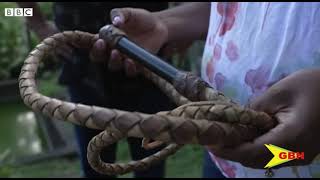 Protesting Reparations Fund Ceremony