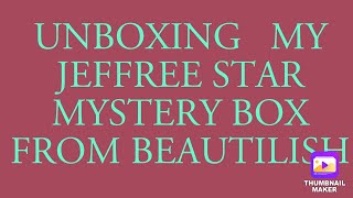 UNBOXING THE JEFFREE STAR BEAUTYLISH IS IT BETTER ?? #jeffreestar#mystery#mysterybox#beautylish#