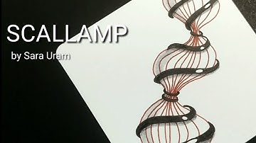 How to draw Tangle Pattern `SCALLAMP