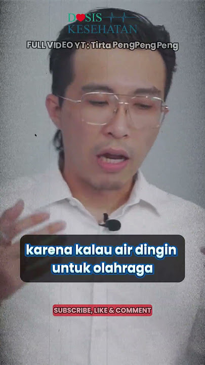 APA FUNGSI AIR DINGIN DAN AIR PANAS ? 🤔 #doktertirta #podcast #tips #kesehatan