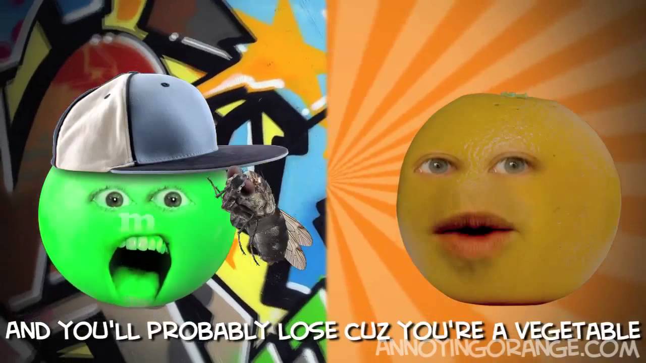 annoying orange 50 Epic Rap Battles Of Kitchenry (Feat. NicePeter) (720p) YouTube